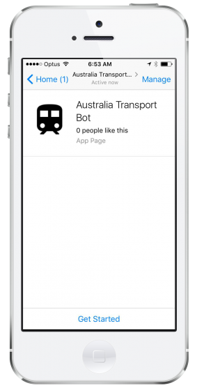 Get started with the transport bot.
